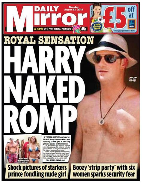 harry naked in vegas|Prince Harry bares all in Vegas